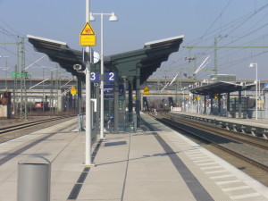 S-Bahn-Haltepunkt Mannheim Maimarkt/Arena